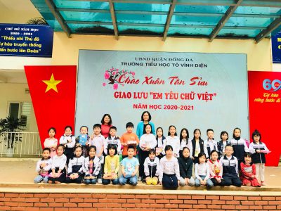 Giao lưu “Em Yêu Chữ Việt” dành cho các con học sinh năm học 2020-2021