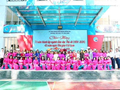 NGÀY HỘI TRI ÂN CỦA CÁN BỘ GIÁO VIÊN – NHÂN VIÊN TRƯỜNG TIỂU HỌC TÔ VĨNH DIỆN