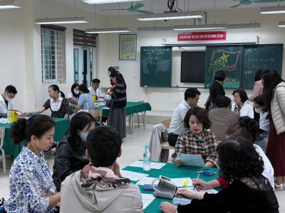 NHÀ TRƯỜNG TỔ CHỨC KHÁM SỨC KHỎE TỔNG QUÁT CUỐI NĂM CHO CÁN BỘ, GIÁO VIÊN, NHÂN VIÊN