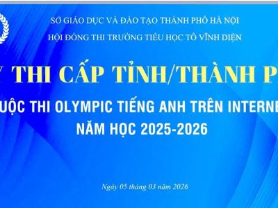 BẢN LĨNH VÀ TỰ TIN: HỌC SINH TRƯỜNG TIỂU HỌC TÔ VĨNH DIỆN THAM GIA IOE CẤP THÀNH PHỐ