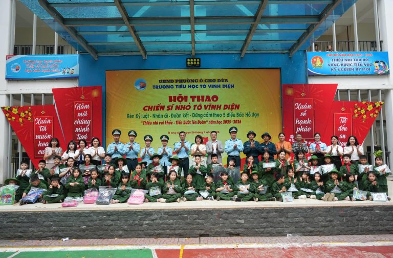 HỘI THAO “CHIẾN SĨ NHỎ TÔ VĨNH DIỆN” – RÈN KỶ LUẬT, LAN TỎA TINH THẦN ĐOÀN KẾT