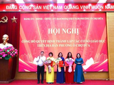 Trường Tiểu học Cát Linh chính thức thành lập: Sáp nhập để phát triển, đổi mới để vươn xa