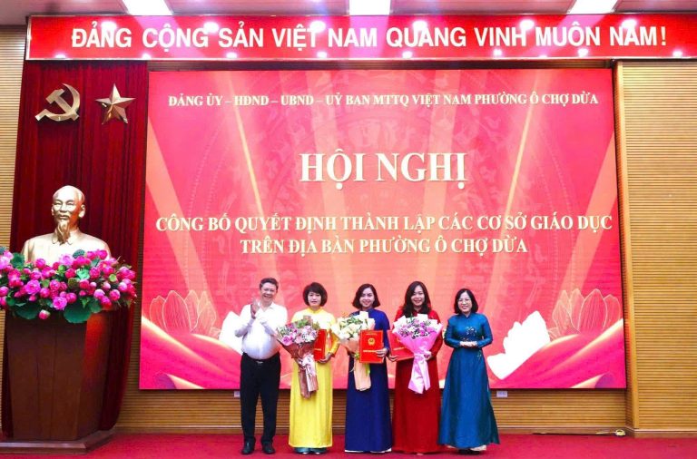 Trường Tiểu học Cát Linh chính thức thành lập: Sáp nhập để phát triển, đổi mới để vươn xa