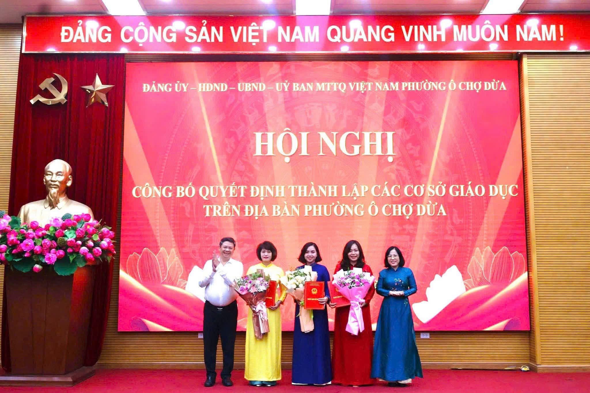 Trường Tiểu học Cát Linh chính thức thành lập: Sáp nhập để phát triển, đổi mới để vươn xa